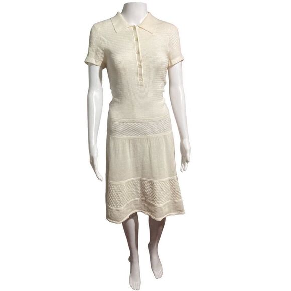 Womens VINTAGE Lacoste Tennis Dress Malandrino SZ L Large VTG - Picture 1 of 10